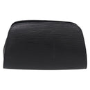 LOUIS VUITTON Epi Dauphine PM Pouch Black M48442 LV Auth BA17069-3