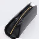 LOUIS VUITTON Epi Dauphine PM Pouch Black M48442 LV Auth BA17069-6
