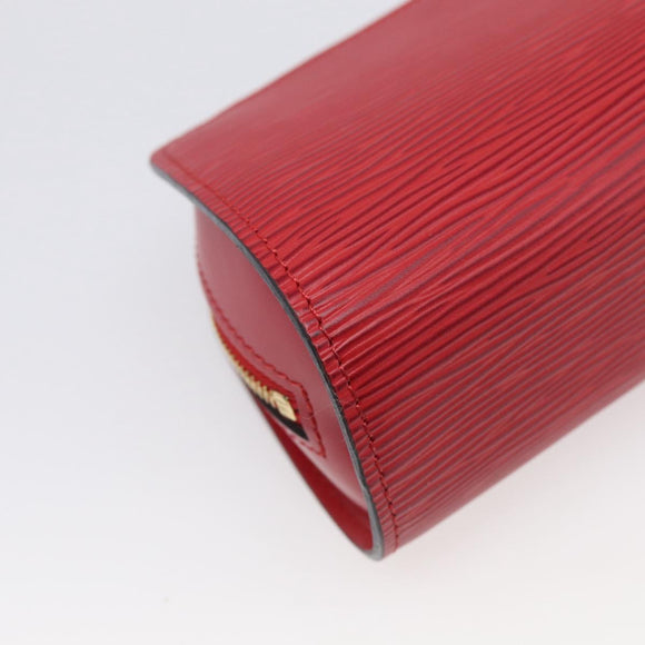 LOUIS VUITTON Epi Dauphine PM Pouch Red M48447 LV Auth BA17070