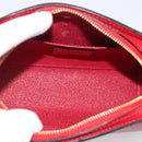 LOUIS VUITTON Epi Dauphine PM Pouch Red M48447 LV Auth BA17070-14
