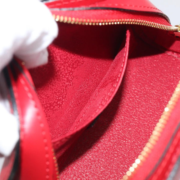 LOUIS VUITTON Epi Dauphine PM Pouch Red M48447 LV Auth BA17070
