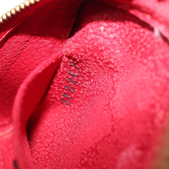 LOUIS VUITTON Epi Dauphine PM Pouch Red M48447 LV Auth BA17070