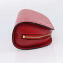 LOUIS VUITTON Epi Dauphine PM Pouch Red M48447 LV Auth BA17070-5