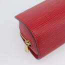 LOUIS VUITTON Epi Dauphine PM Pouch Red M48447 LV Auth BA17070-9