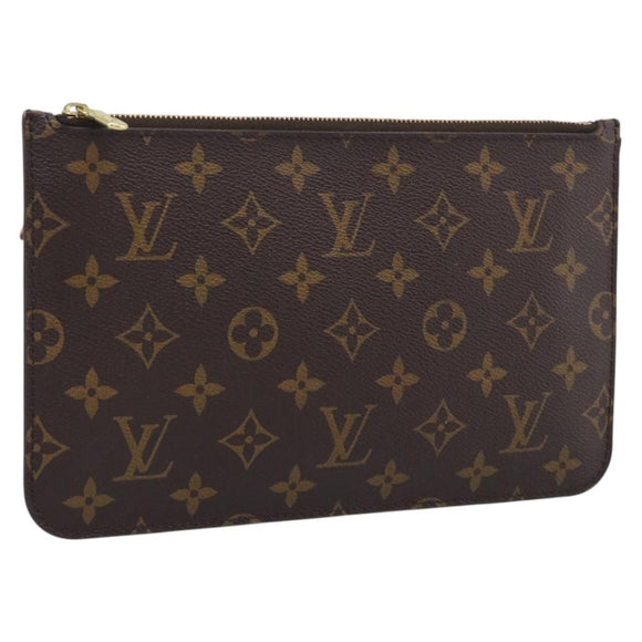 LOUIS VUITTON Monogram Neverfull MM Pouch LV Auth BA17071