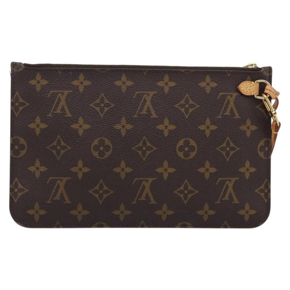 LOUIS VUITTON Monogram Neverfull MM Pouch LV Auth BA17071