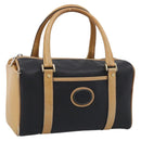 GUCCI Hand Bag Leather Black Gold 000 58 0140 Auth BA17073-1