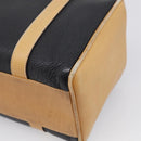 GUCCI Hand Bag Leather Black Gold 000 58 0140 Auth BA17073-13