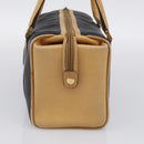 GUCCI Hand Bag Leather Black Gold 000 58 0140 Auth BA17073-5
