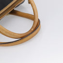 GUCCI Hand Bag Leather Black Gold 000 58 0140 Auth BA17073-8