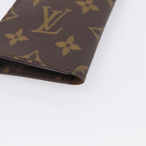 LOUIS VUITTON Monogram Etui Lunette Simple Glasses Case M62962 LV Auth BA17078