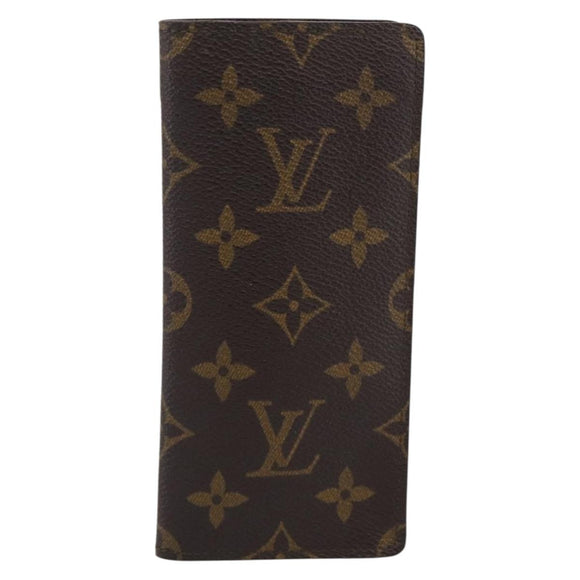 LOUIS VUITTON Monogram Etui Lunette Simple Glasses Case M62962 LV Auth BA17078