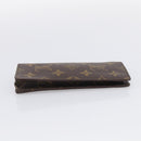 LOUIS VUITTON Monogram Etui Lunette Simple Glasses Case M62962 LV Auth BA17078-4