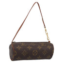 LOUIS VUITTON Monogram Papillon Pouch LV Auth BA17086-1
