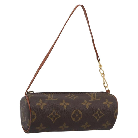 LOUIS VUITTON Monogram Papillon Pouch LV Auth BA17086