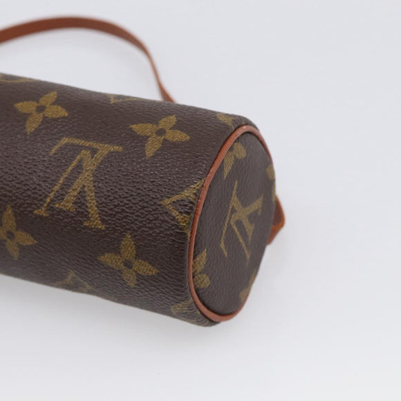 LOUIS VUITTON Monogram Papillon Pouch LV Auth BA17086