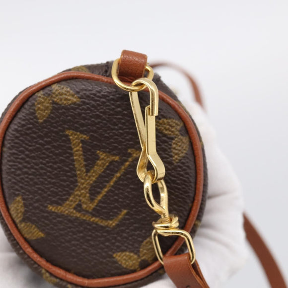 LOUIS VUITTON Monogram Papillon Pouch LV Auth BA17086