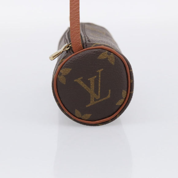LOUIS VUITTON Monogram Papillon Pouch LV Auth BA17086