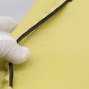 Valentino Clutch Bag Leather Yellow Gold Auth BA17087A-15