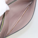 Valentino Clutch Bag Leather Yellow Gold Auth BA17087A-24