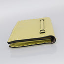 Valentino Clutch Bag Leather Yellow Gold Auth BA17087A-5
