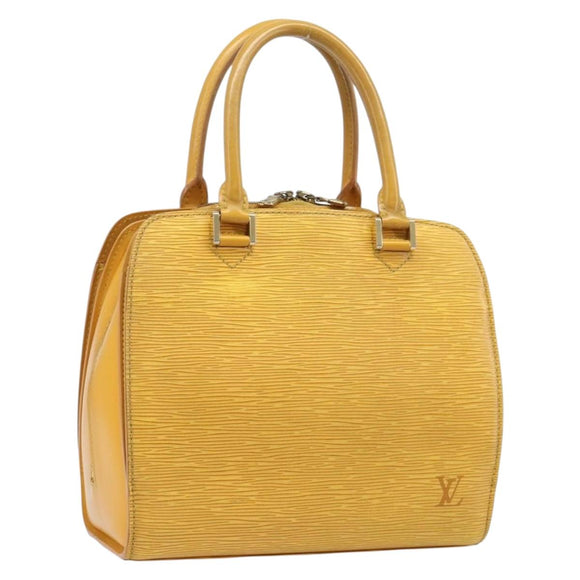 LOUIS VUITTON Epi Pont Neuf Hand Bag Yellow M52059 LV Auth BA17090