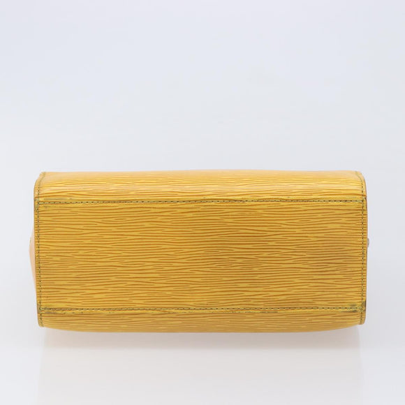 LOUIS VUITTON Epi Pont Neuf Hand Bag Yellow M52059 LV Auth BA17090