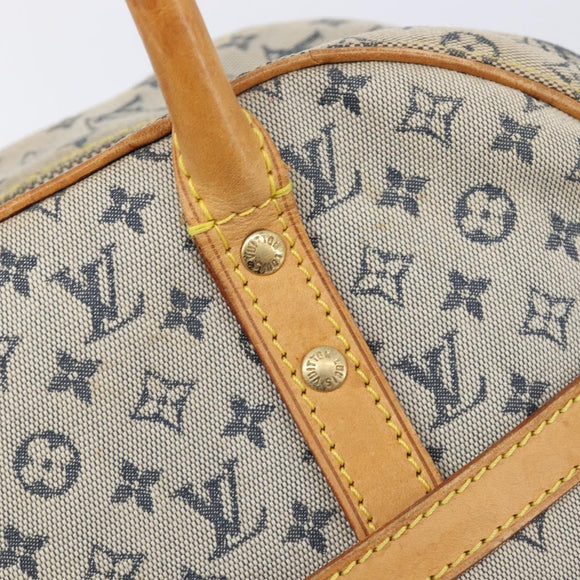 LOUIS VUITTON Monogram Mini Marie Hand Bag Blue M92003 LV Auth BA17092