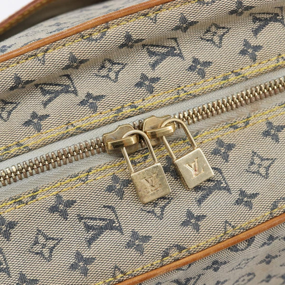 LOUIS VUITTON Monogram Mini Marie Hand Bag Blue M92003 LV Auth BA17092