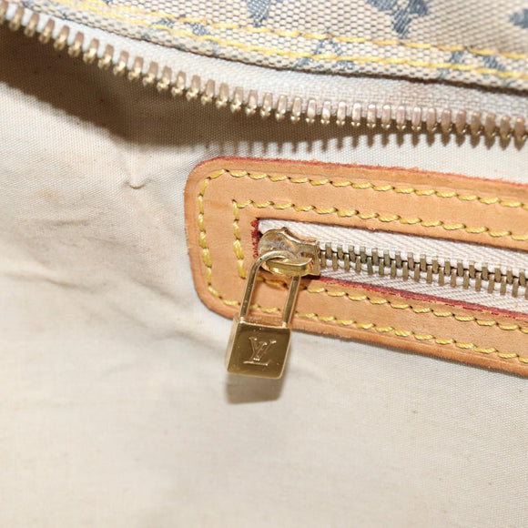 LOUIS VUITTON Monogram Mini Marie Hand Bag Blue M92003 LV Auth BA17092