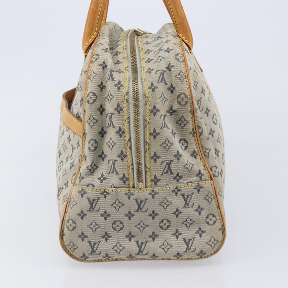 LOUIS VUITTON Monogram Mini Marie Hand Bag Blue M92003 LV Auth BA17092