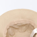 CELINE Bucket Hat Cotton Beige White Auth BA17093M-13