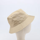 CELINE Bucket Hat Cotton Beige White Auth BA17093M-5