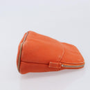HERMES Bolide Pouch Canvas 3 Set Black Orange Pink Auth BA17095-18