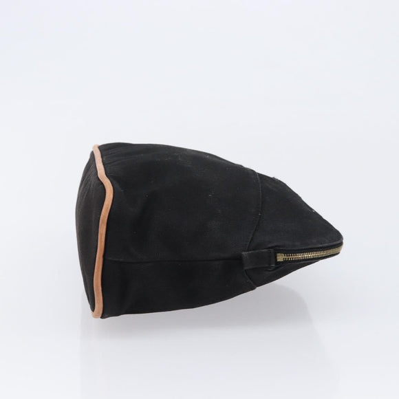 HERMES Bolide Pouch Canvas 3 Set Black Orange Pink Auth BA17095