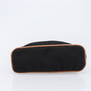 HERMES Bolide Pouch Canvas 3 Set Black Orange Pink Auth BA17095-6