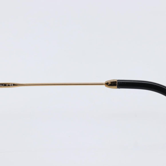 Miu Miu Sunglasses Metal Black Gold Auth BA17096