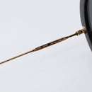 Miu Miu Sunglasses Metal Black Gold Auth BA17096-16