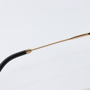 Miu Miu Sunglasses Metal Black Gold Auth BA17096-17