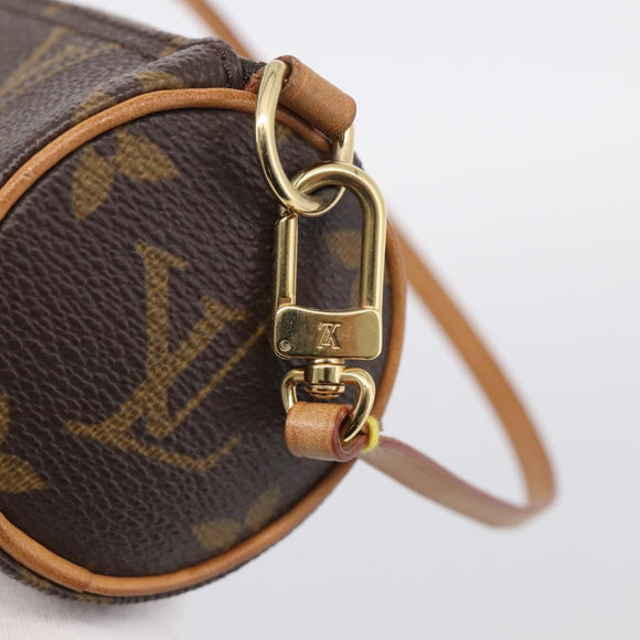 LOUIS VUITTON Monogram Papillon Pouch LV Auth BA17100A