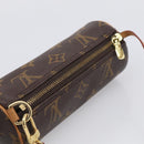 LOUIS VUITTON Monogram Papillon Pouch LV Auth BA17100A-6