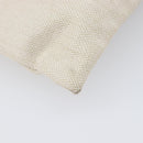 HERMES BAIN Pouch Canvas White Black Auth BA17107-11