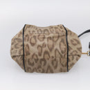 Chloe Etel Hand Bag Leather 2way Beige Gold Auth BA17109-12