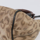 Chloe Etel Hand Bag Leather 2way Beige Gold Auth BA17109-15