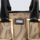 Chloe Etel Hand Bag Leather 2way Beige Gold Auth BA17109-17