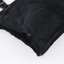 PRADA Hand Bag Harako leather Black Silver Auth BA17112-13