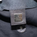 FENDI Mamma Baguette Shoulder Bag cotton Gray Auth BA17114A-15