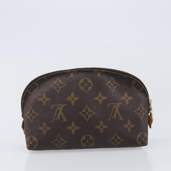 LOUIS VUITTON Monogram Vernis Pouch Wallet 3 Set Red LV Auth BA17115