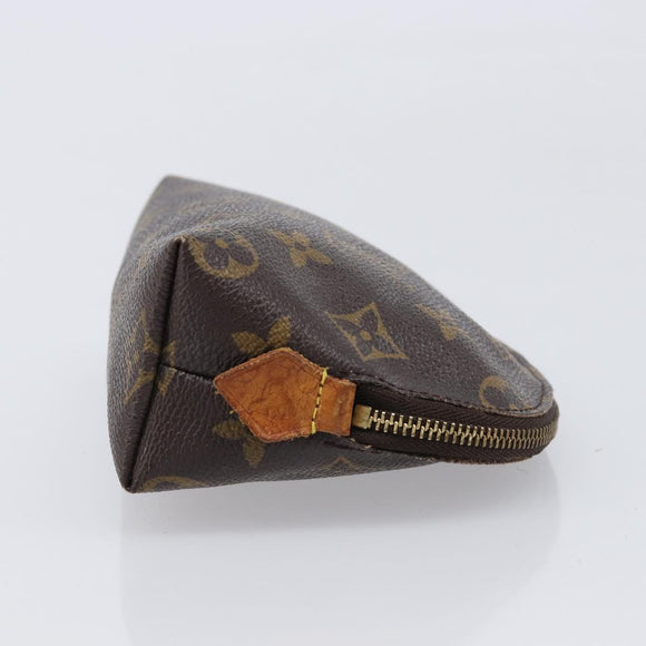 LOUIS VUITTON Monogram Vernis Pouch Wallet 3 Set Red LV Auth BA17115