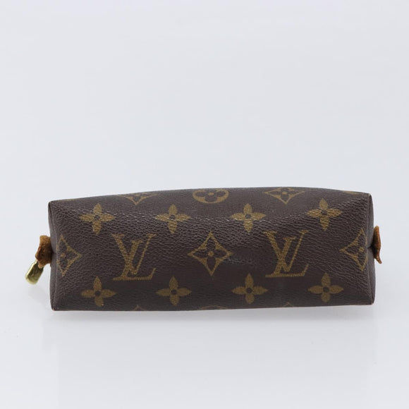 LOUIS VUITTON Monogram Vernis Pouch Wallet 3 Set Red LV Auth BA17115